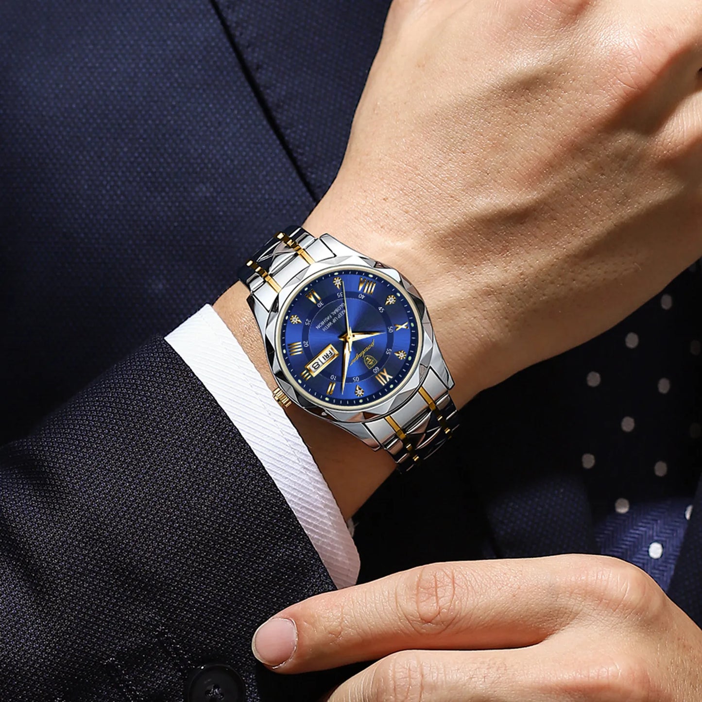 POEDAGAR Top Luxury Quartz Watch – HEYFITAE